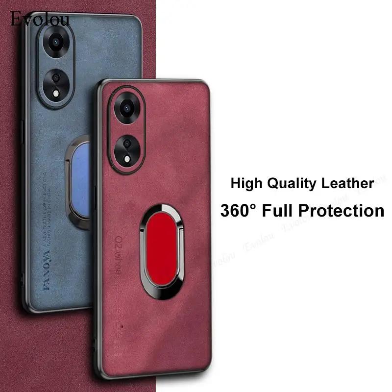 Чехол-подставка с магнитным кольцом из натуральной овчины для Realme 13 Pro Plus 14X 12 Plus 11X 14 Pro Plus, противоударный чехол с защитой объектива