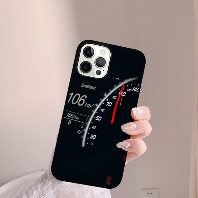 Cool Speedometer Phone Case For Apple iPhone 17 Air Pro Max Plus Coque For iPhone 17 Air 14 15 16 13 12 Max Cover
