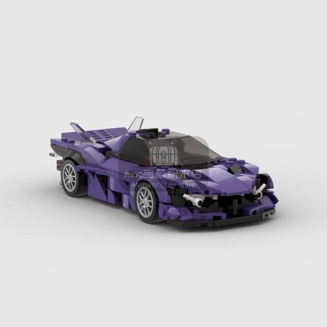 MOC-78010 299 шт. Apollo IE/EVO гоночный спортивный автомобиль автомобиль скорость чемпион гонщик строительные блоки кирпич креативные гаражные игрушки