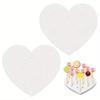 Acrylic Heart-shaped Lollipop Stand Display Stand, Perforated Lollipop Stand for Parties, Celebrations and Events
