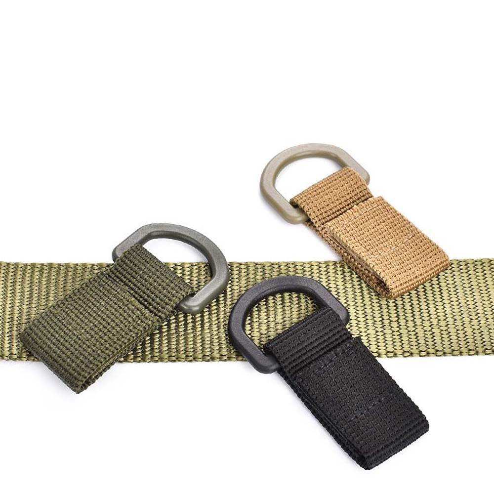 Fastener Keychain Bag Hanging Buckle Molle Webbing Clip Carabiners Buckle Outdoor Backpack Hook