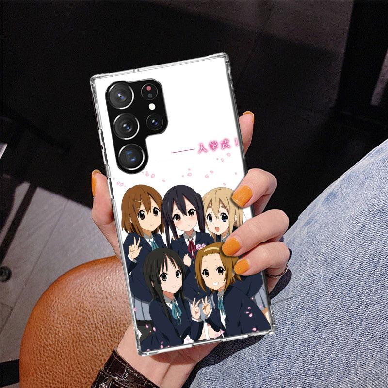 Кей, давай! Аниме чехол для телефона Hirasawa Yui для Samsung Galaxy S26 S25 Edge S23 S24 Ultra S22 Plus S21 S20 FE Уникальная крышка Мягкий чехол Ga