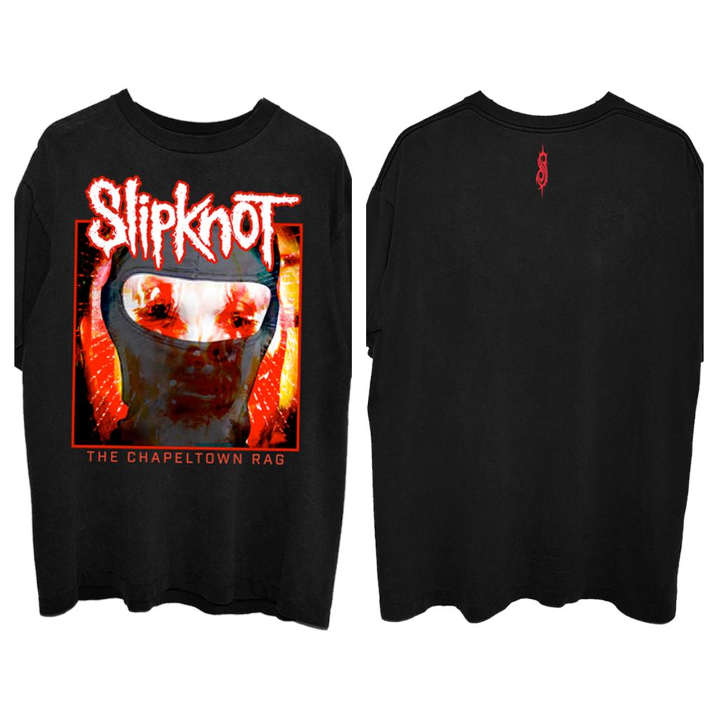 Slipknot 25-й Юбилейный Скелет Крысы Череп Двухсторонний Винтажный Футболка, Унисекс Nu-Metal Фан Уличная Одежда Футболка, 100% Хлопок Повседневная Футболка с Коротким Рукавом