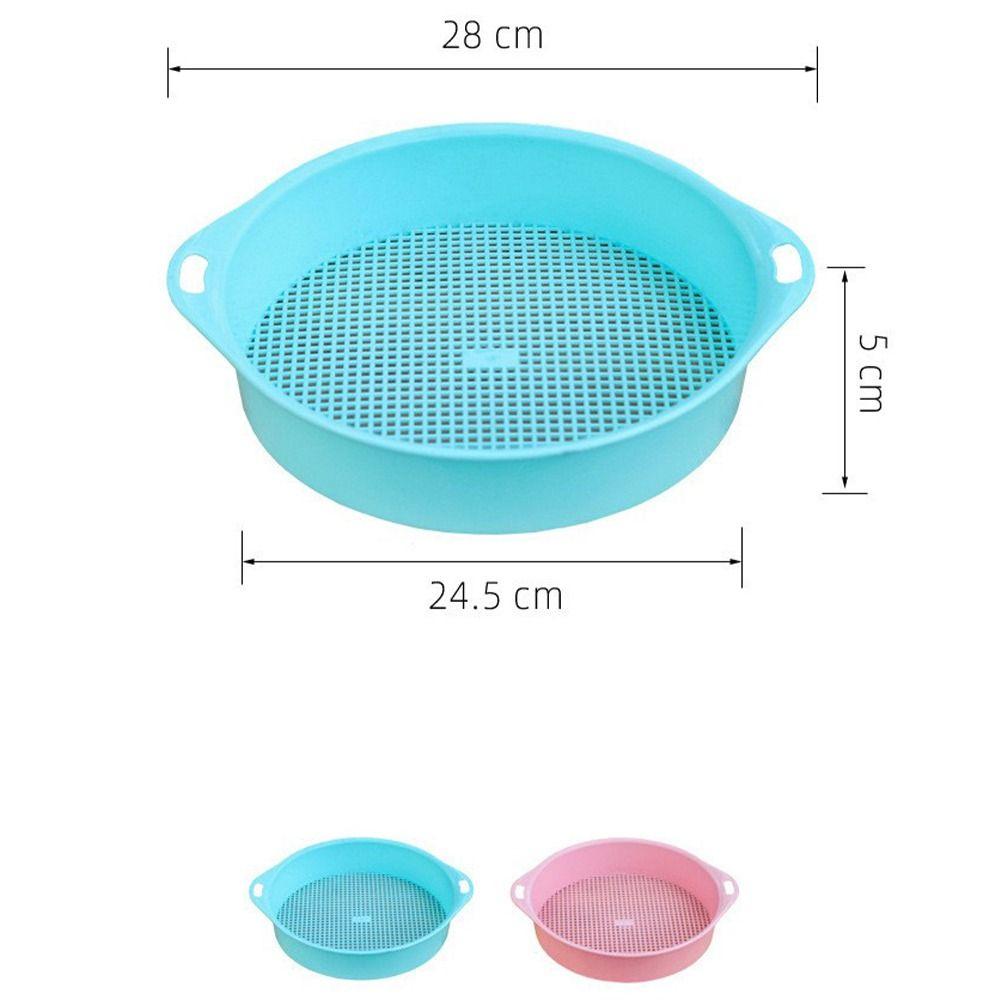 Круглая садовая сетчатая сковорода, многоцелевое сито, фильтр для компоста, инструмент для смешивания, фильтр-сетка для песка, для дома