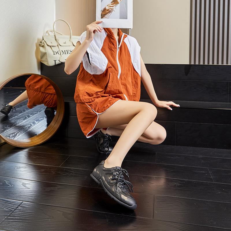 Retro Women's German Training Shoes Flat Sports Shoes Women's Non-slip Running Casual Women's Shoes