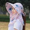 Wide Brim Beach Cap Face  Neck Protection Fisherman Hat New Fishing Cap  Spring Summer