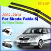 Дворники для Skoda Fabia 2 5j 2007~2014 Передние щетки стеклоочистителя Автотовары Наклейки 2008 2009 2010 2011 2012 2013