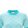 Gucci Платье с коротким рукавом Женское Светло-голубое 629464-XKBHQ-4692