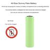 AA Dummy Fake Battery Setup для корпуса батареек AA LR6 AM3 Размер Заполнитель для батареек Цилиндр