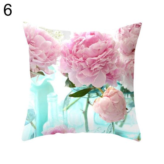 Защитная подушка с квадратной розой в стиле кантри, чехол для подушки, постельные принадлежности