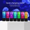 Creative 10" LED Jellyfish Lamp, USB-Powered, Color-Changing Cylindrical Night Light