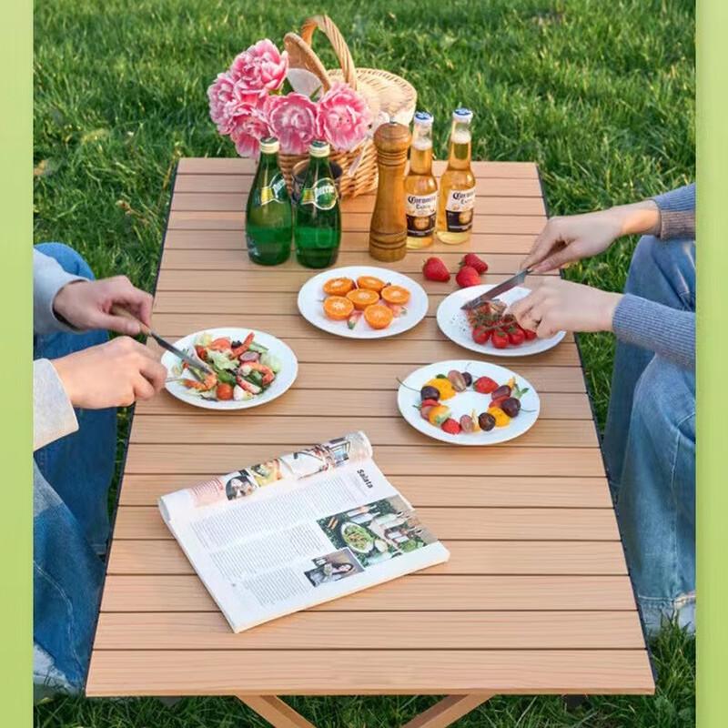 Outdoor Folding Camping Egg Roll Table