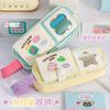 New Dopamine Cute Removable Card Bag High Value Pencil Bag Small Fresh Korean Ins Large Capacity Stationery Bag
