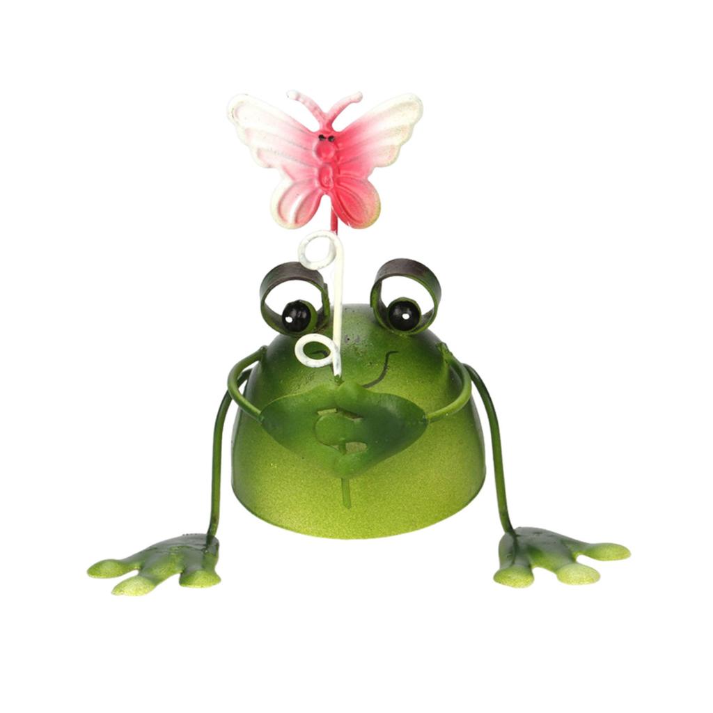 Садовая статуэтка лягушки Yousheng, ручная работа, железное украшение в виде лягушки, коллекционная фигурка лягушки для патио, балкона, домашнего декора, офисного стола