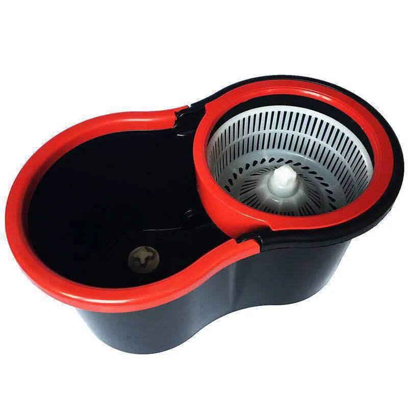 Вращающаяся швабра из нержавеющей стали двойного назначения со сменной насадкой