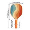 Wood Pickle Ball Racket Colorful Squash Racquet Pickleball Paddles  Family Friends Children
