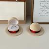 Velvet Creative Ring Case Swan Earrings Trinket Case Cute Ring Display Box  Gift Box
