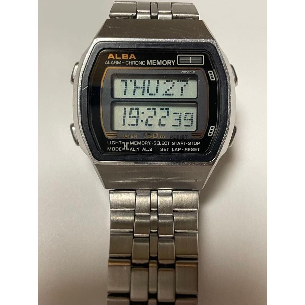 Б/у ALBA ALARM-CHRONO MEMORY SEIKO Y771-502A