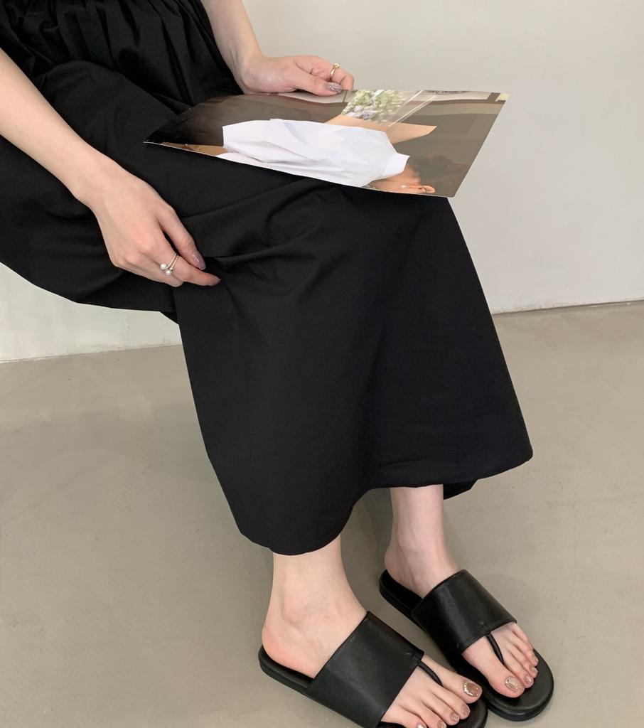 2025 Spring and Summer New Fashion Outer Wear Flat Flip-flops Women's Versatile Toe Slippers Small Fragrant Sexy