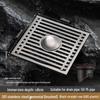 CHENDU Stainless Steel Square Invisible Floor Drain
