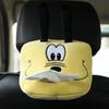 2025 Car Cute Cartoon Plush Tissue Box Holder Animals Napkin Paper Portable Drawer Box Car Styling Multi-function Car Supplies