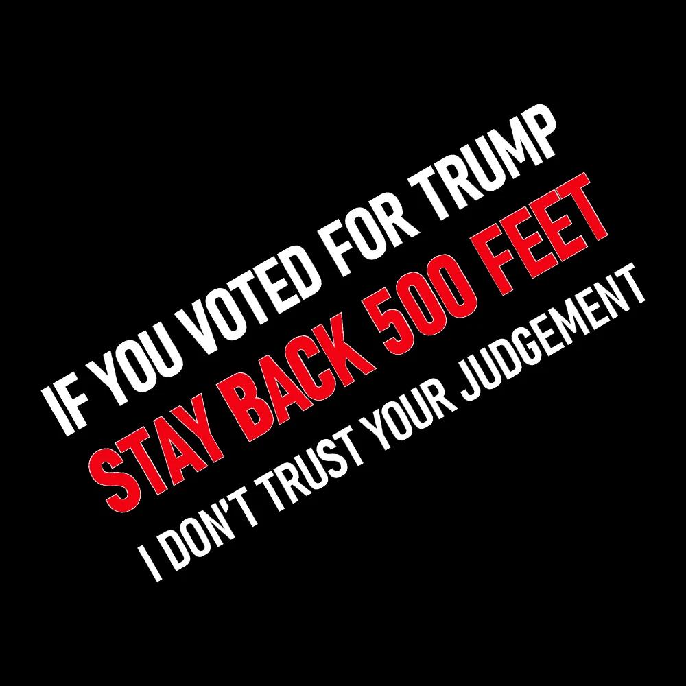 Anti Trump Usa Us Presidential Election Styling Car Decals Auto Window Body Laptop Wall Water-Repellent Pvc Decals Auto Accessories