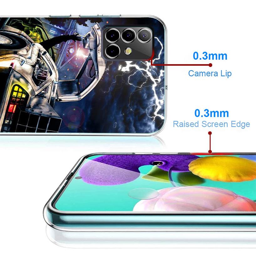 Чехол для телефона Машина времени Назад в будущее для Samsung Galaxy A17 A16 A15 A14 A13 A57 A56 A55 A54 A53 A37 A36 A35 A34 A33 A26 A2