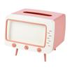 TV Tissue Box Multipurpose Cute Innovative Retro Tissue Box Holder with Phone Mount for Bathroom