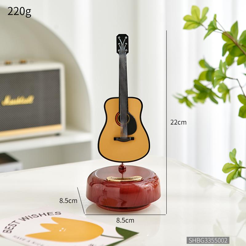 Nrodic Home Decor Статуэтки для интерьера Новая классическая музыкальная шкатулка Скульптура Современное украшение для гостиной Украшения для офисного стола