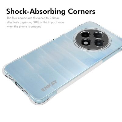 ENKAY HAT PRINCE Чехол для Oppo Reno12 F 5G Уголок с воздушной подушкой ТПУ Кристально прозрачная накладка на телефон