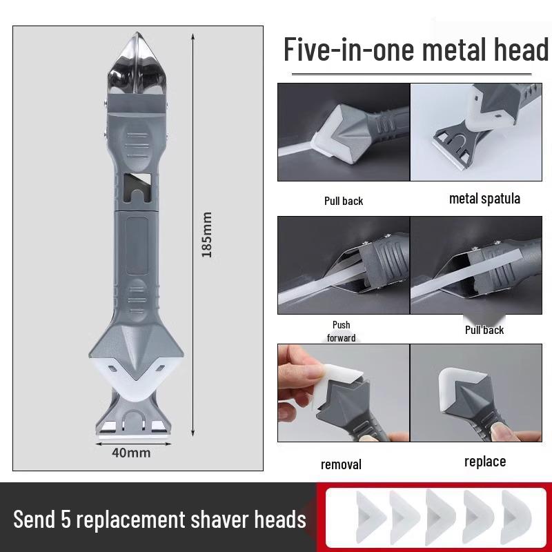 Многофункциональный инструмент для удаления клея и затирки для чистки, подрезки и удаления шпатлевки