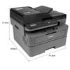 Черно-белый лазерный МФУ Brother серии DCP-L2600, штепсель CN (адаптер в комплекте)