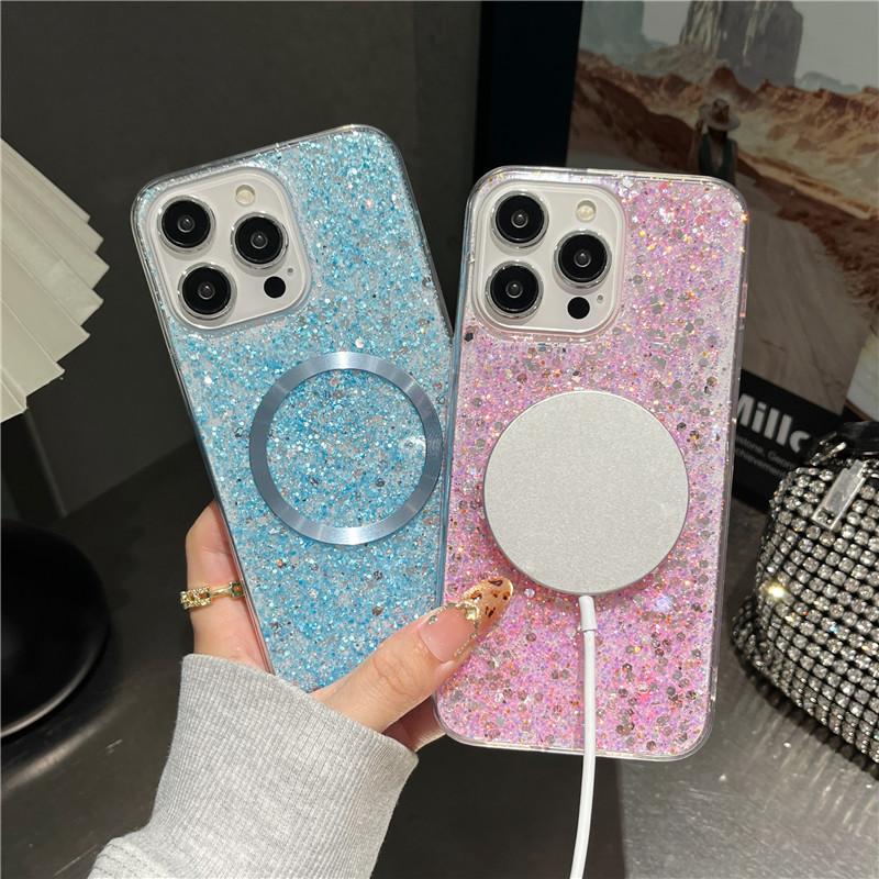 Applicable To Apple 16promax Mobile Phone Case Magnetic Starry Sky IPhone 15 Protective Case 13/14