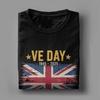 Футболка с флагом Великобритании 100% хлопок одежда винтажные футболки с коротким рукавом футболка с графическим принтом