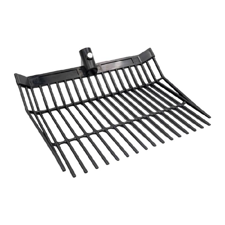 Horse Pitchforks Cleaning Tool Plastic Horse Manures Rake for Gardening Equestrian Horse Bedding Weeds Farm Easy to Use