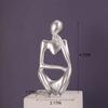 Thinker Abstract Statues Art Statue Decoration Home Decoration Nordic Living Room Desktop Decor Mini Sculpture Accessories