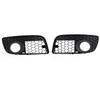 Pair Front Bumper Fog Lamp Lights Grill Grille For Volkswagen GOLF MK5 GTI 2006-2009