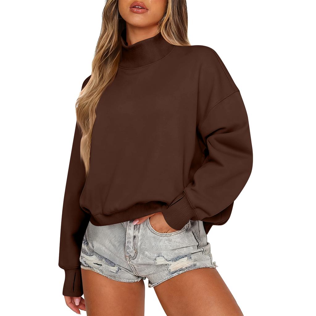 Women's Sweatshirt Long Sleeve  Casual Comfort Loose Lightweight Women's Sweatshirt