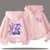 KPop Demon Hunters Zipper Hoodies for Boys and Girls, Children's Fashion Sweatshirts