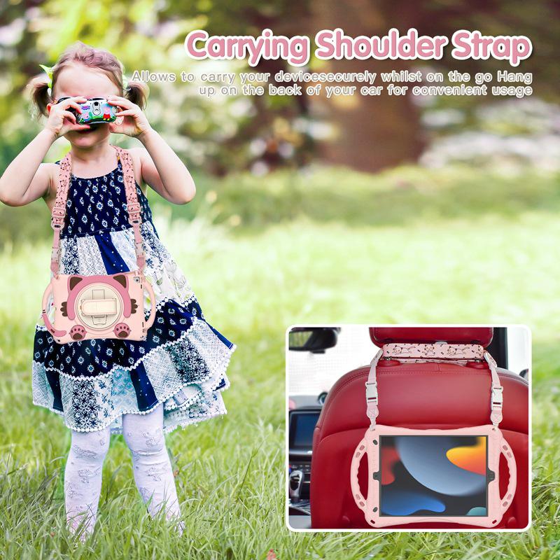 Мультяшный силиконовый защитный чехол для iPad 10,2 дюйма/Air 10,5, противоударный чехол для детей