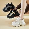 Casual Chunky Platform Dad Shoes for Women Non-Slip Lace-Up Lightweight Comfortable Running Shoes Women's Breathable Outdoor Walking Tennis Sneakers