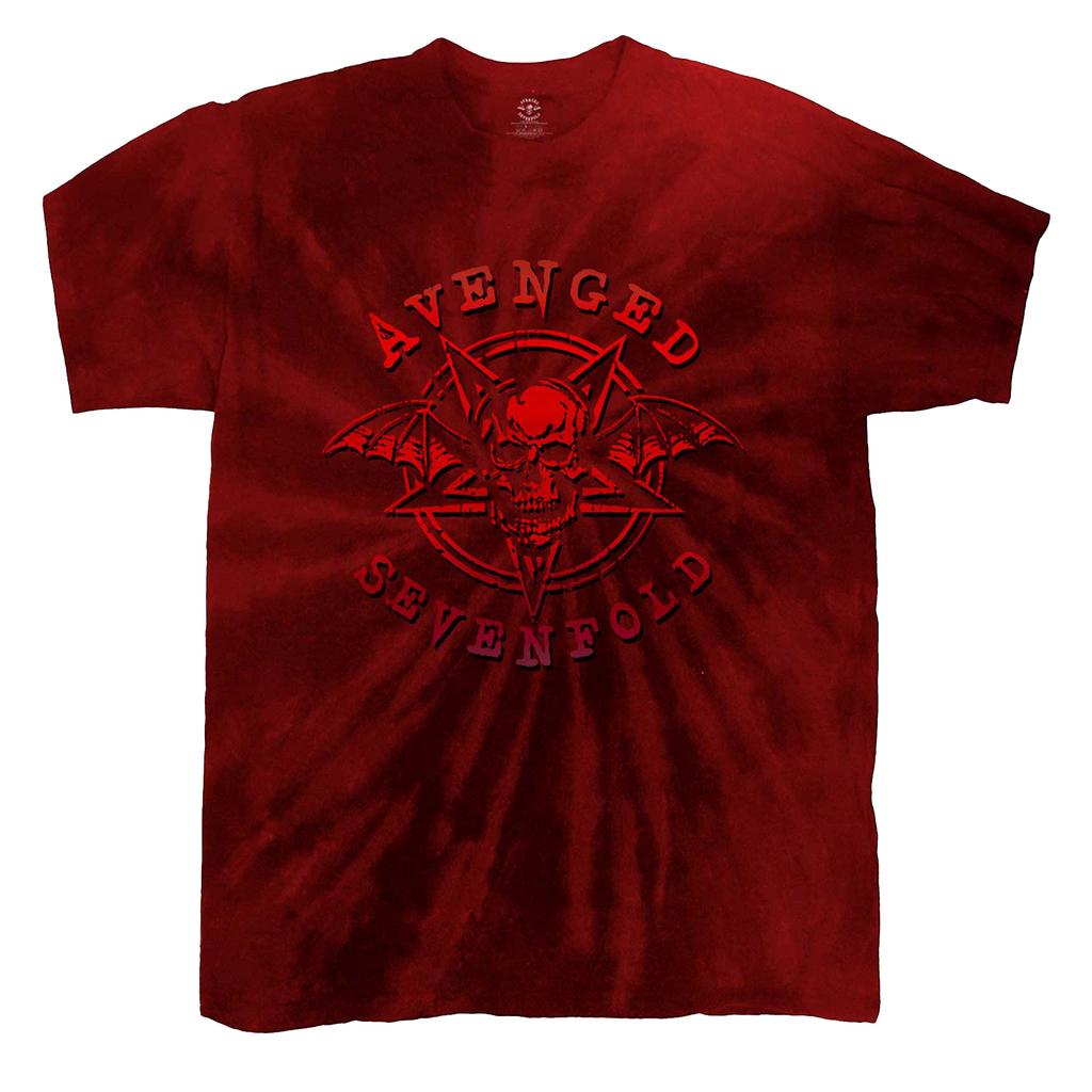 Avenged Sevenfold Unisex Adult Pent Up Tie Dye T-Shirt