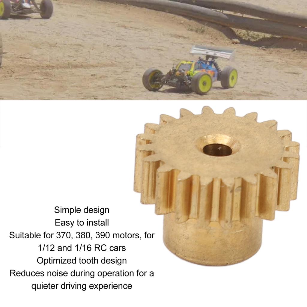 RC Motor Gear 20T M0.6 медный комплект шестерен RC Motor для 1/12 1/16 RC автомобилей для 370 380 390 двигателей 3 шт.