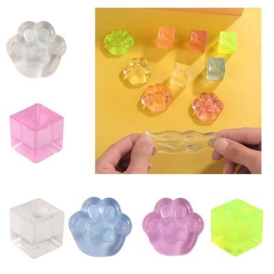 Игрушка-сдавливатель TPR Ice Cube Soft Игрушка для снятия стресса Вентиляционная игрушка для вечеринки Игрушка для снятия давления СДВГ ОКР Игрушка для снятия стресса