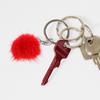 2Pcs Pom Pom Balls Soft Faux Hair Accessories Keychains Bag Charms Shoes Clips 4.5cm DIY Pompoms Crafts Decorations