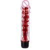 Jelly Crystal Silicone Vibrator Dildo Sex Toy 7 Inch Vibrator Massager Electric