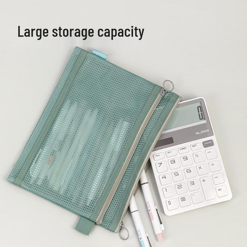 Deli BA163A A5 Zipper File Bag for Students