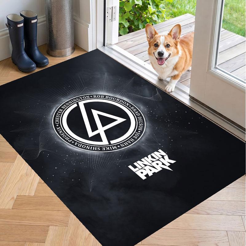 Soft Floor Carpet Linkin Park Pattern Area Rug Decorative Mat For Home Room Decoration