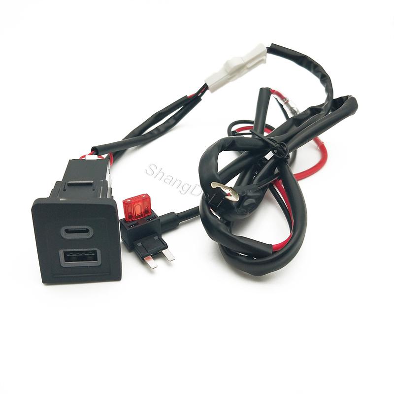 Автомобильное зарядное устройство Зарядка телефона USB-порт Зарядное устройство PD QC3.0 Адаптер-розетка для автомобильного зарядного устройства Подходит для Volkswagen Multivan T5 2003-2009