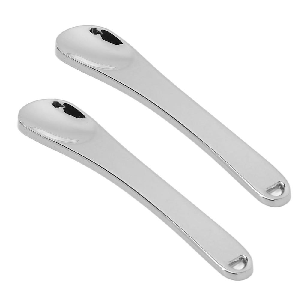 2PCS Eye Cream Spoon Stainless Steel Makeup Applicator Spoon Skin Care Cosmetic Tiny Spatula